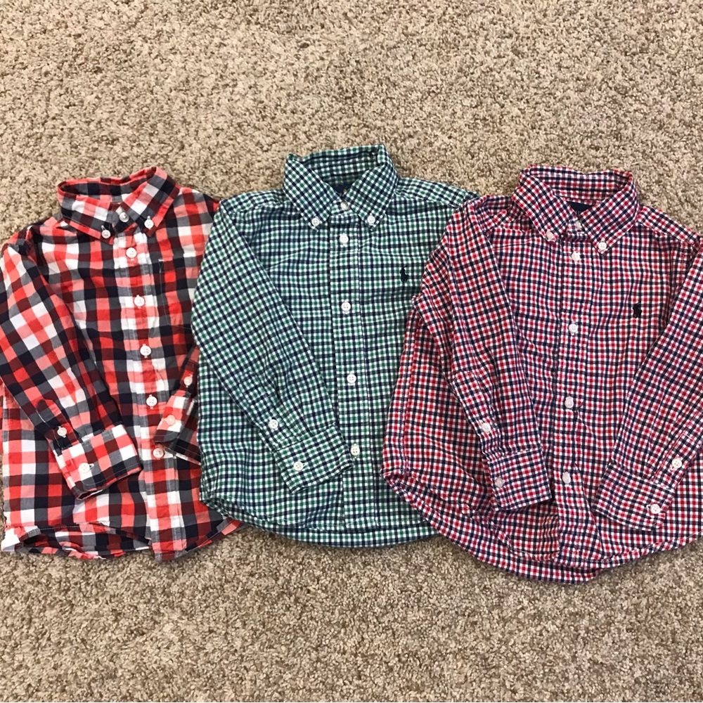 Ralph Lauren Crew Cuts Dress Shirts 2T